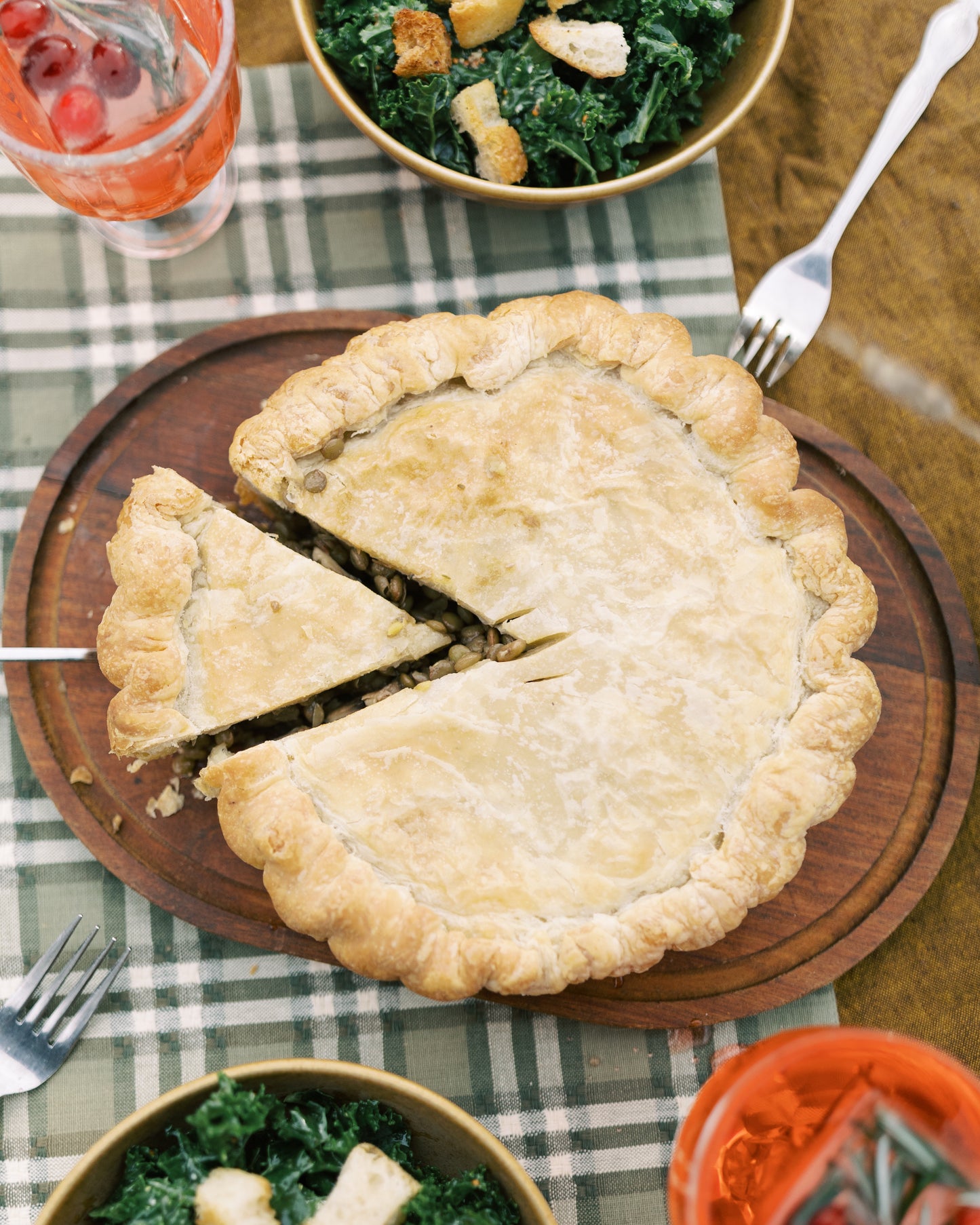 Vegan Mushroom & Lentil Tourtière - FROZEN