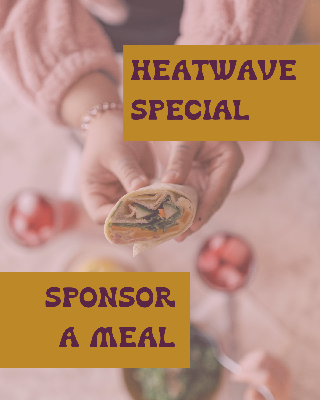 Sponsored Meal for Encampment Residents