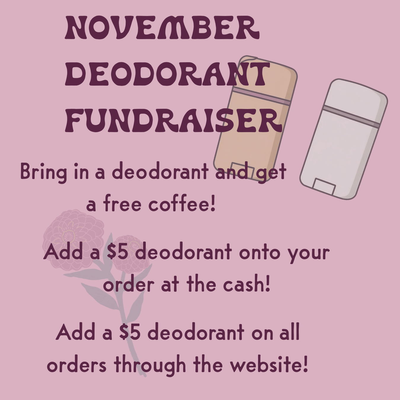 Deodorant for Helping Hands