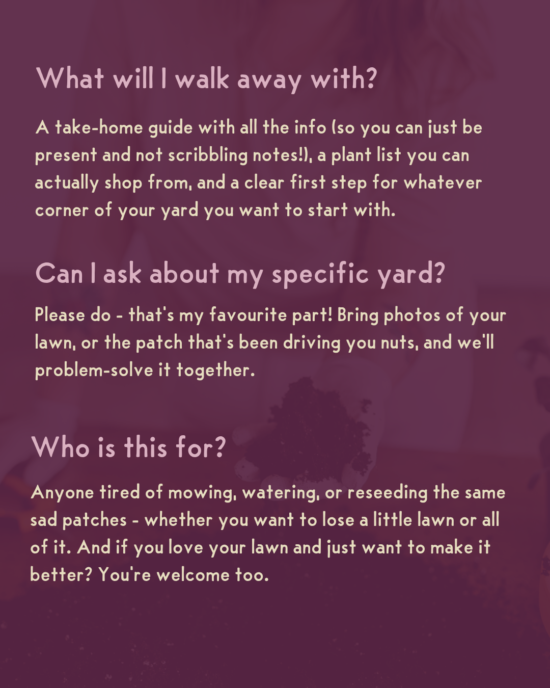 How to Break up With Your Lawn