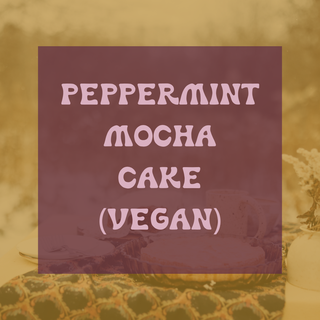 PREORDER - Peppermint Mocha Cake (Vegan)