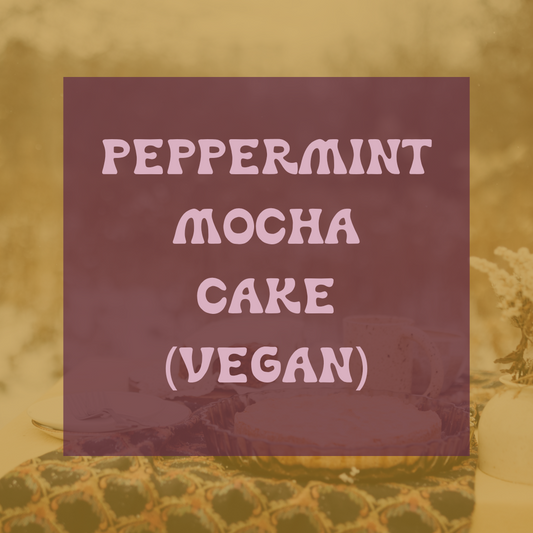 PREORDER - Peppermint Mocha Cake (Vegan)